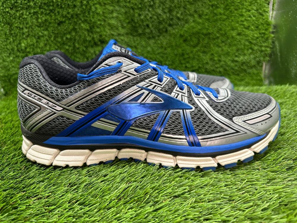 Brooks Adrenaline GTS 17 1102411D017 Athletic Sneaker Mens 13D Gray Mesh Running